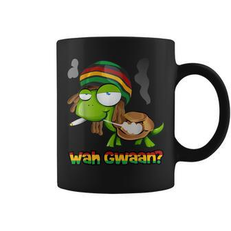 Wah Gwaan Patois Jamaica Turtle Jamaican Slang Coffee Mug - Monsterry CA