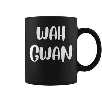 Wah Gwan Jamaica Jamaican Slang Jamaica Pride Coffee Mug - Monsterry AU