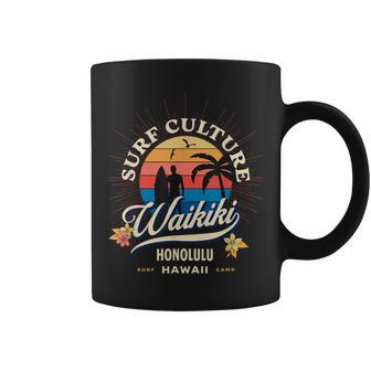 Waikiki Surf Culture Beach Coffee Mug - Monsterry CA