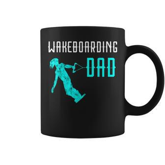 Wakeboarding Dad Waterski Water Skiing Wakeboard Skier Papa Coffee Mug - Monsterry