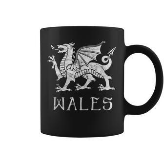 Wale Rugby Wales Welsh Flag Red Dragon Cyrmu Coffee Mug - Thegiftio UK