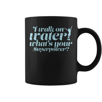I Walk On Water Quote For Figure Skating Girls Coffee Mug - Monsterry UK