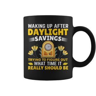 Walking Up After Daylight Savings Trying To Figure-Out Coffee Mug - Monsterry CA
