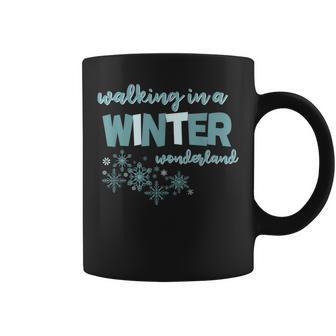 Walking In A Winter Wonderland Coffee Mug - Monsterry DE