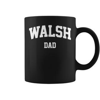 Walsh Dad Athletic Arch College University Alumni Coffee Mug - Monsterry CA