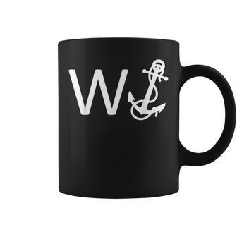 Wanker W Anchor Offensive Coffee Mug - Thegiftio UK