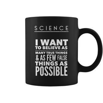 I Want To Believe As Many True Things As Possible Coffee Mug - Monsterry