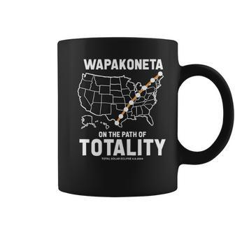 Wapakoneta On The Path Of Totality Total Solar Eclipse Coffee Mug - Monsterry