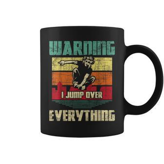 Warning I Jump Over Everything Parkour Enthusiast Coffee Mug | Mazezy