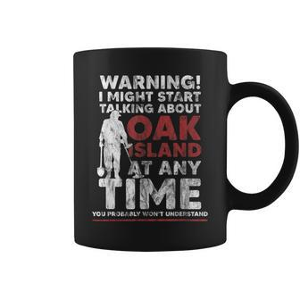 Warning Oak Island Metal Detecting Coffee Mug - Monsterry DE