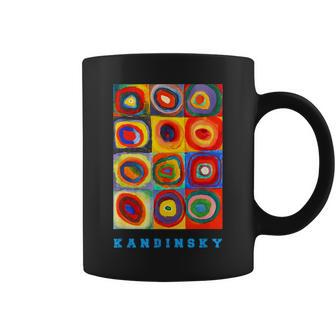 Wassily Kandinsky Color Study Squares Concentric Circles Coffee Mug - Monsterry DE