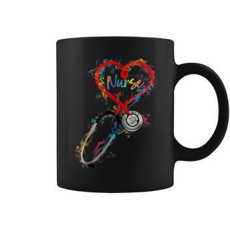 Watercol Nurse Life Nursing Nurse Week 2024 Coffee Mug - Monsterry DE