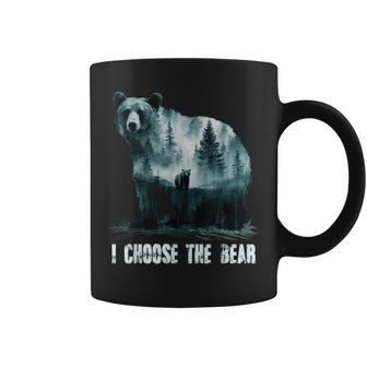Watercolor I Choose The Bear 2024 Coffee Mug - Monsterry AU