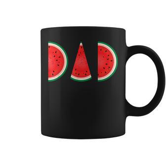 Watermelon Dad Father's Day Graphic Dad Coffee Mug - Monsterry CA
