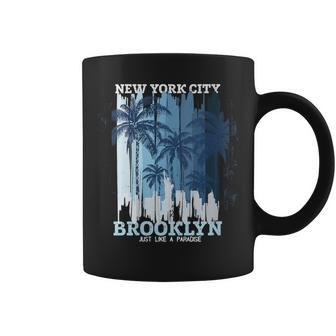 Wear Brooklyn Vintage New York City Brooklyn Coffee Mug - Monsterry CA
