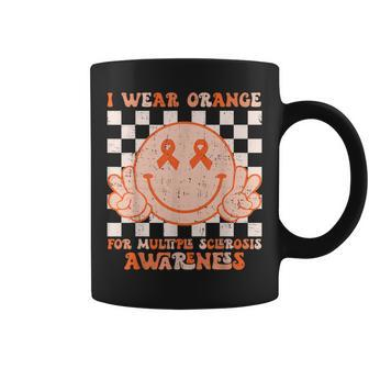 I Wear Orange For Multiple Sclerosis Awareness Ms Warrior Coffee Mug - Monsterry DE