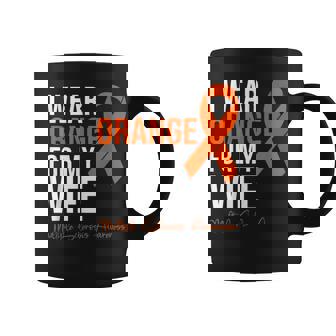 I Wear Orange For My Wife Ms Warrior Multiple Sclerosis Coffee Mug - Thegiftio