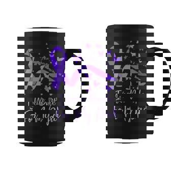 I Wear Purple For My Dad Alzheimer's Awareness Ribbon Alz Coffee Mug - Thegiftio UK