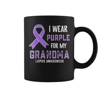 I Wear Purple For My Grandma Lupus Awareness Coffee Mug - Monsterry
