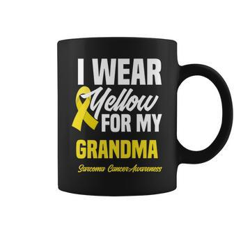 I Wear Yellow For My Grandma Sarcoma Cancer Awareness Coffee Mug | Mazezy UK