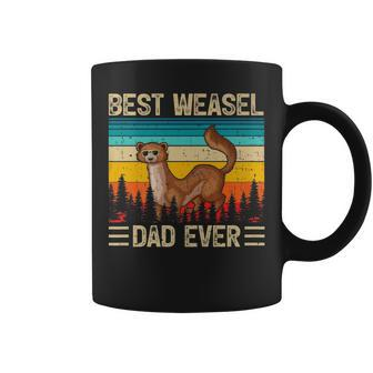 Weasel Vintage Best Weasel Dad Ever Father's Day Coffee Mug | Crazezy UK