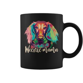 Weenie Mama Dachshund Mom Weiner Dog Lover Coffee Mug - Monsterry DE