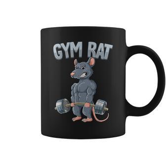 Weight Training Deadlift Gym Rat Coffee Mug - Monsterry