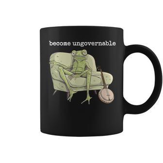 Weird Frog Meme Stupid Cursed Toad Become Ungovernable Coffee Mug - Monsterry AU