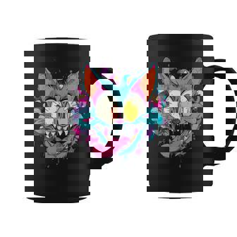 Weirdcore Dreamcore 90S Retro Funky Cat Weird Alt Aesthetic Coffee Mug - Thegiftio UK