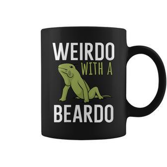 Weirdo With A Beardo Coffee Mug - Monsterry DE