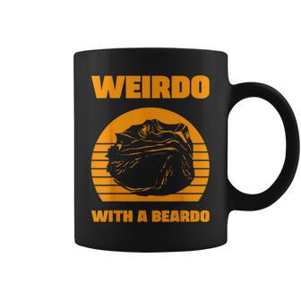 Weirdo With A Beardo Sunset Silhouette Style Coffee Mug - Monsterry UK