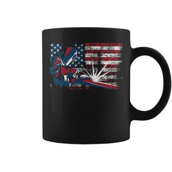 Welder American Flag Cute Lit Operator Us Coffee Mug | Mazezy