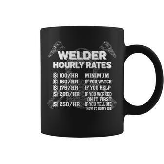 Welder Hourly Rate Welding Coffee Mug | Mazezy