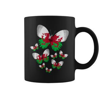 Welsh Flag Butterfly Idea For & Flag Of Wales Coffee Mug - Thegiftio UK
