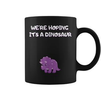 We're Hoping It's A Dinosaur Pregnancy Coffee Mug - Monsterry UK