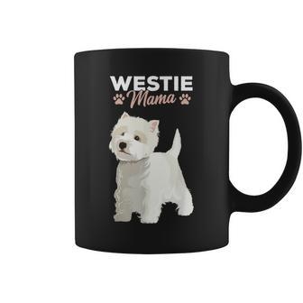West Highland White Terrier Mama Dog Westie Mom Girls Coffee Mug - Monsterry DE