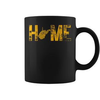 West Virginia Map Home Wv Vintage Coffee Mug - Thegiftio UK