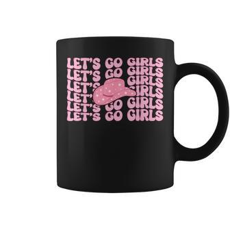 Western Let's Go Girls Bridal Bachelorette Party Cowgirl Coffee Mug - Monsterry