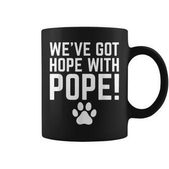 We've Got Hope With The Pope Kentucky Paw Print Coffee Mug | Mazezy UK