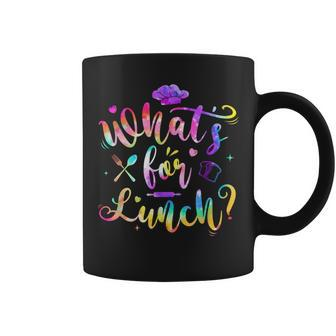 Whats For Lunch Lunch Lady Coffee Mug - Seseable