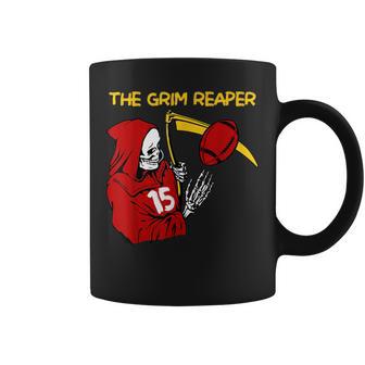 When It's Grim Be The Grim Reaper Football Adult Women Coffee Mug - Monsterry CA