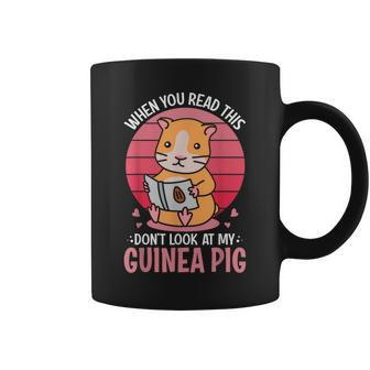 When You Read This Don't Look At My Guinea Pig Coffee Mug - Thegiftio UK