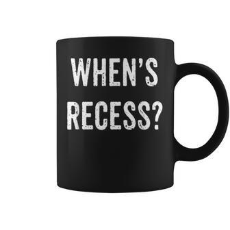 When's Recess School Coffee Mug - Monsterry AU