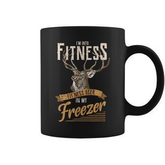 Whitetail Buck Deer Hunting Season I'm Into Fitness Coffee Mug - Monsterry AU