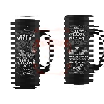 Whitten Blood Runs Through My Veins Vintage Family Name Coffee Mug - Seseable