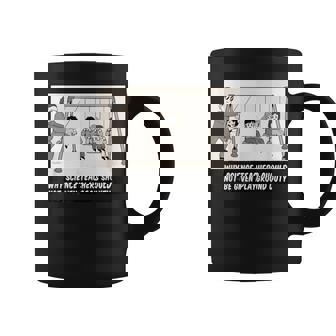 Why Science Teachers Shouldn't Be Given Playground Duty Meme Coffee Mug - Monsterry
