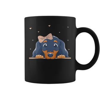 Wiener Dog Lover Hearts Girls Sausage Dog Dachshund Coffee Mug - Thegiftio