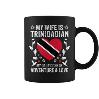 My Wife Is Trinidadian Wife Trinidad Flag Spouses Coffee Mug - Monsterry UK