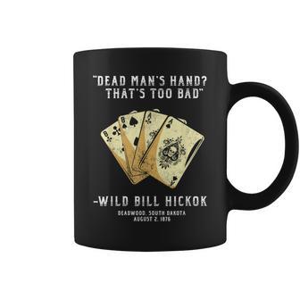 Wild Bill Country Gunslinger Dead Mans Hand Wild Bill Hickok Coffee Mug - Monsterry