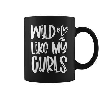 Wild Like My Curls Curly Haired Kids Men Women Coffee Mug | Crazezy AU